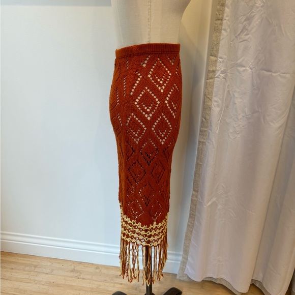 Chufy Kathmandu Heights Skirt - Apricot - Picture 4 of 7